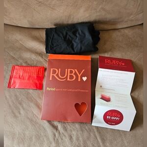 New With Tags! RUBY - Black Leak-Proof Bathing Suit